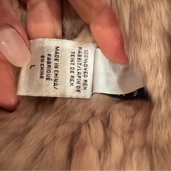DVF Rex Rabbit Fur Jacket - Picture 5 of 5